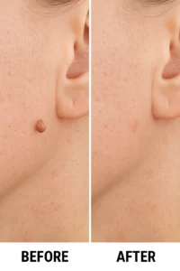Skin tags removal Upper Sydenham before and after