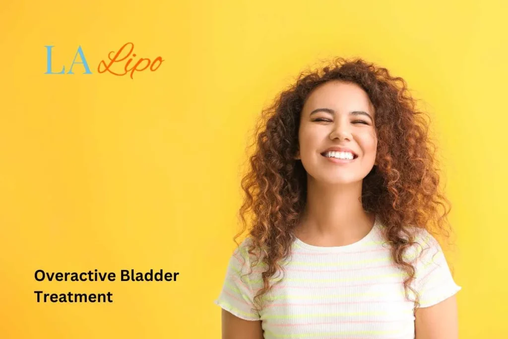 woman smiling about overactive bladder treatment Upper Sydenham solutions